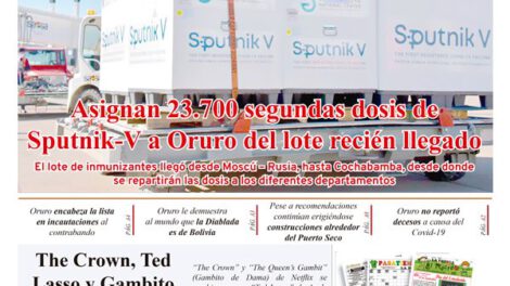 Edición impresa La Patria del 20 de septiembre de 2021