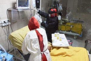 Pacientes en UTI no vacunados por Covid-19
