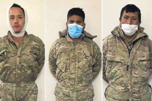 Militares detenidos en Chile