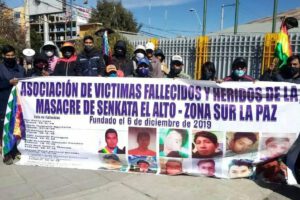 Familiares de las víctimas de Senkata piden fianza para que Añez se defienda en libertad