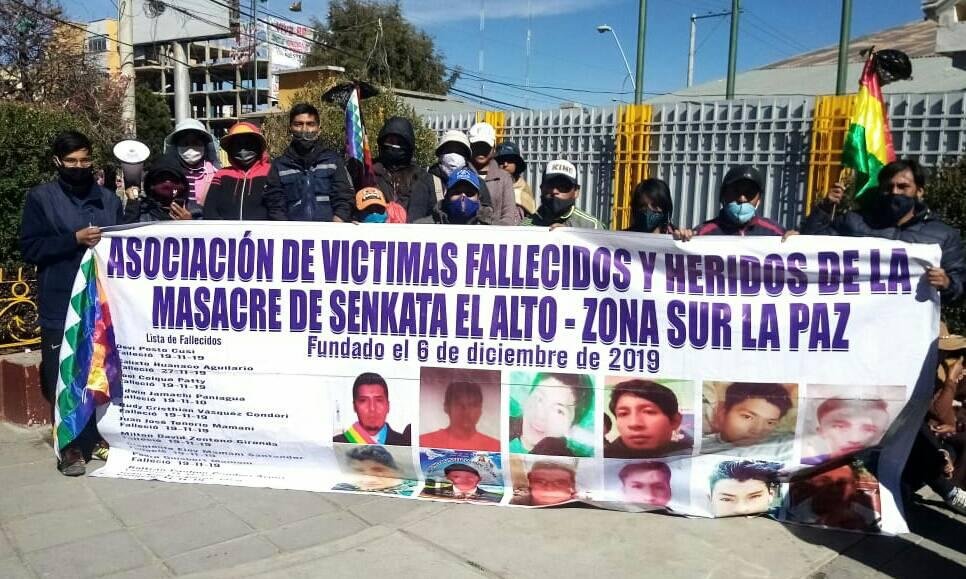 Familiares de las víctimas de Senkata piden fianza para que Añez se defienda en libertad