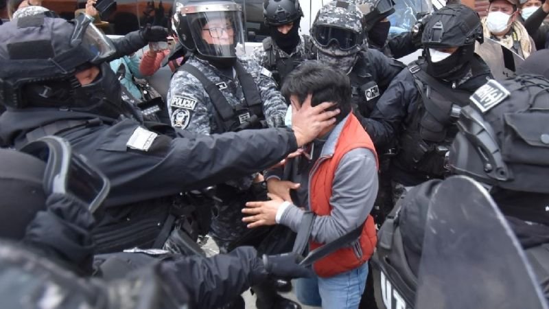 Liberación del periodista Carlos Quisbert
