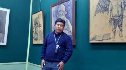 Rimbert Santos García López muestra su arte en la Casa de la Cultura