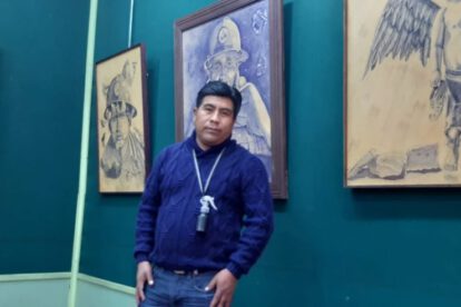 Rimbert Santos García López muestra su arte en la Casa de la Cultura