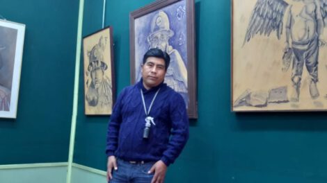Rimbert Santos García López muestra su arte en la Casa de la Cultura