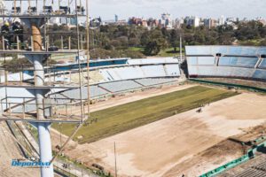 Estadio Centenario preparado para finales de la Sudamericana y Libertadores