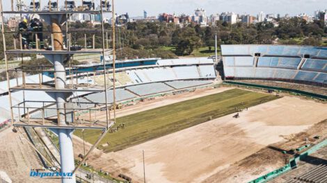 Estadio Centenario preparado para finales de la Sudamericana y Libertadores