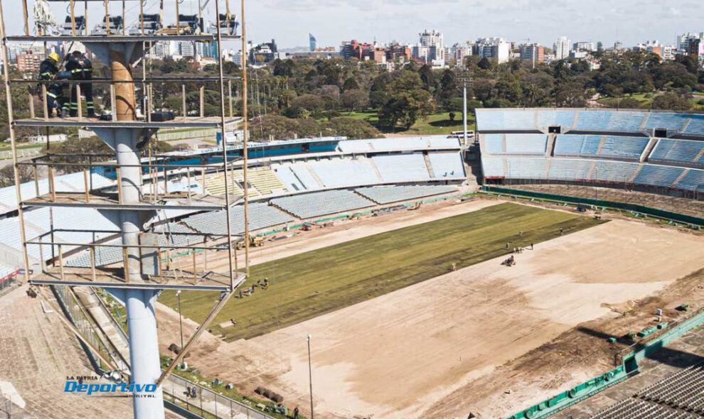 Estadio Centenario preparado para finales de la Sudamericana y Libertadores