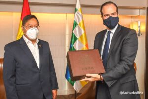 Apoyo económico para Bolivia en reunión entre Luis Arce y Mauricio Claver-Carone