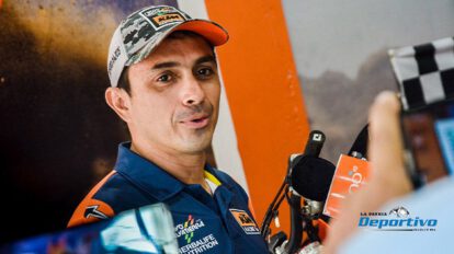 Juan Carlos Salvatierra en busca del título del Campeonato Mundial del Desierto