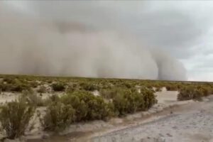 Tormentas de arena en Oruro