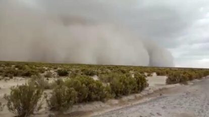 Tormentas de arena en Oruro