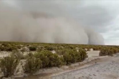 Tormentas de arena en Oruro