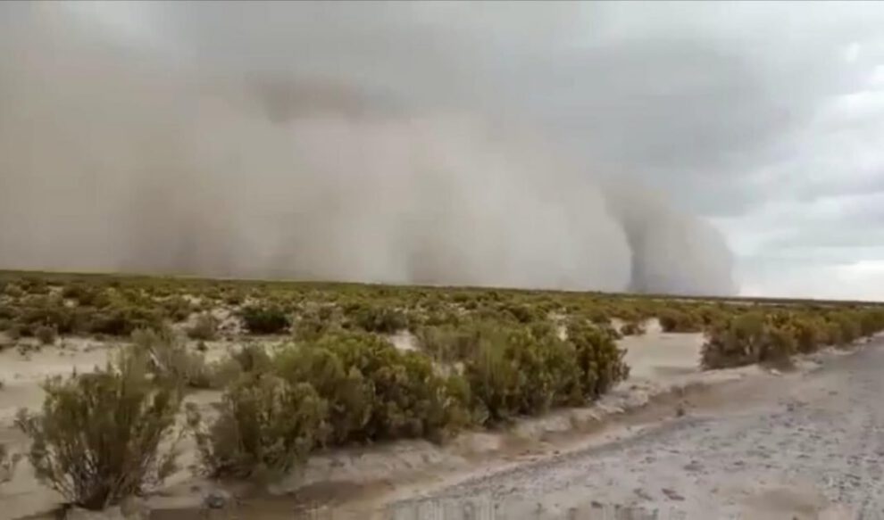 Tormentas de arena en Oruro