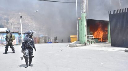 Conflicto entre cocaleros y Policía en los Yungas