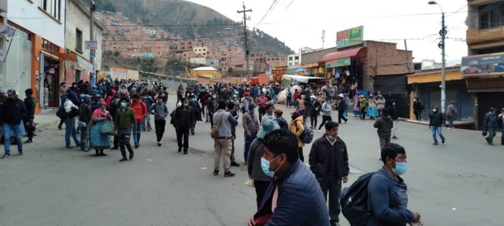 conflicto de Adepcoca entre policías y cocaleros
