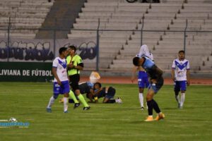 San José Blooming en el partido donde Rafinha marcó el gol del triunfo