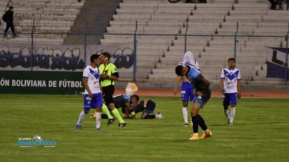 San José Blooming en el partido donde Rafinha marcó el gol del triunfo