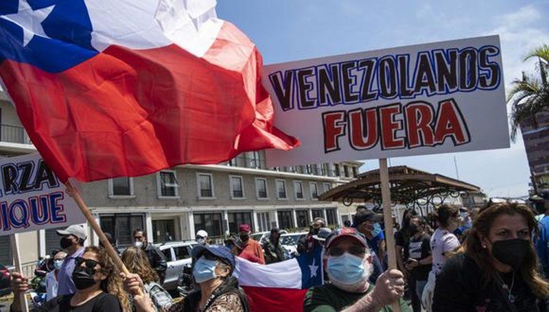 Ataque a campamento venezolano en Iquique