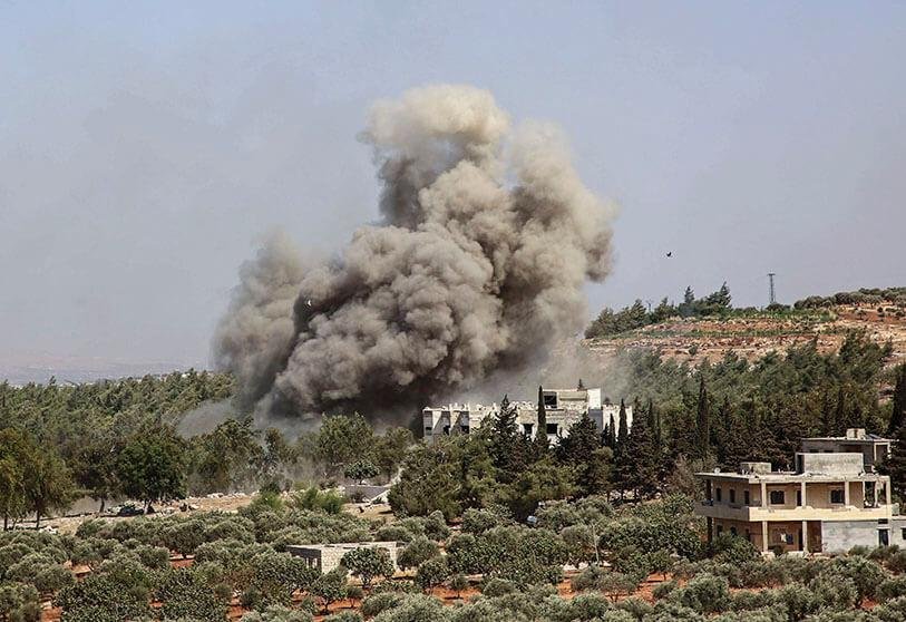 Bombardeo ruso en Siria deja 11 milicianos proturcos muertos