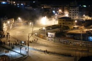 Enfrentamientos entre policías y cocaleros en Villa Fátima