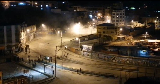Enfrentamientos entre policías y cocaleros en Villa Fátima
