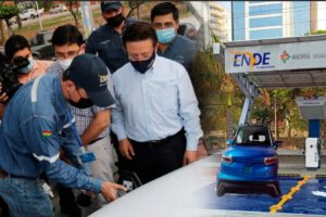 Estaciones de carga eléctrica para autos eléctricos