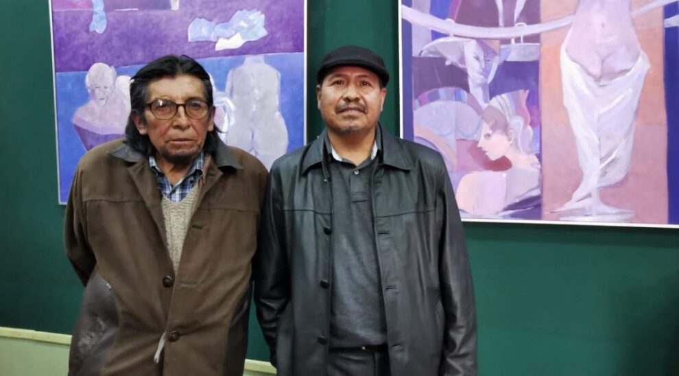 Expo Arte II con Erasmo Zarzuela y Orlando Canaza