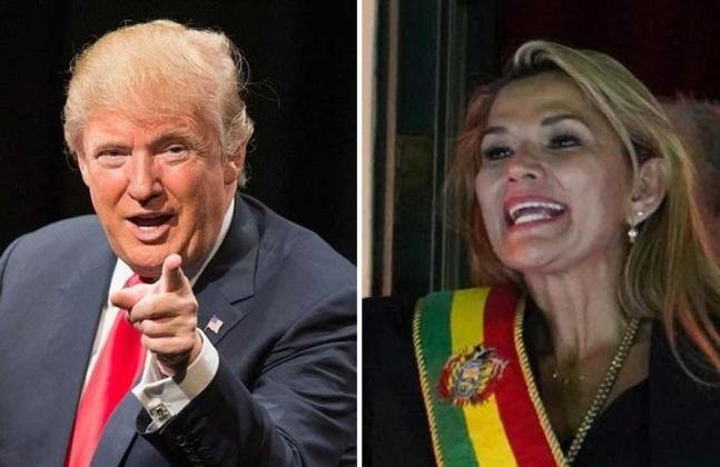 Donald Trump apoyo Jeanine Áñez