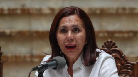 Ministra de Relaciones Exteriores Karen Longaric sobre Evo Morales refugio