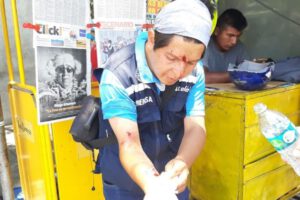 Agresión a periodistas durante la cobertura en Cochabamba