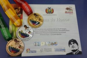 Evo Morales en medallas y carreras deportivas