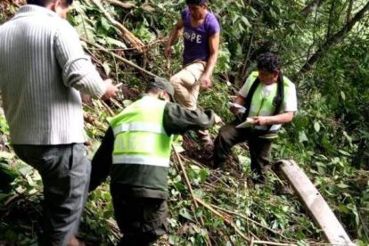 Rescate de heridos en el accidente de tránsito en La Paz