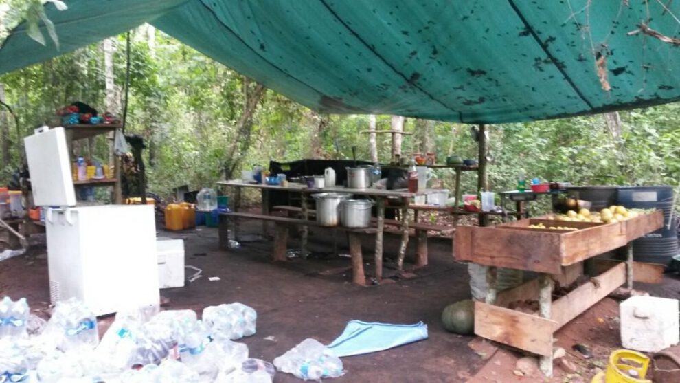 Laboratorio de cocaína encontrado en Santa Cruz