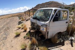 Accidente de camión en Oruro