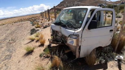 Accidente de camión en Oruro