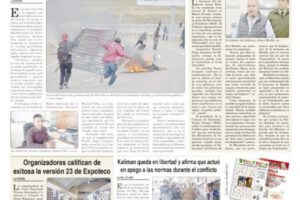 Portadas impresas del periódico La Patria
