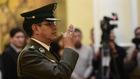 Presencia policial en el Chapare