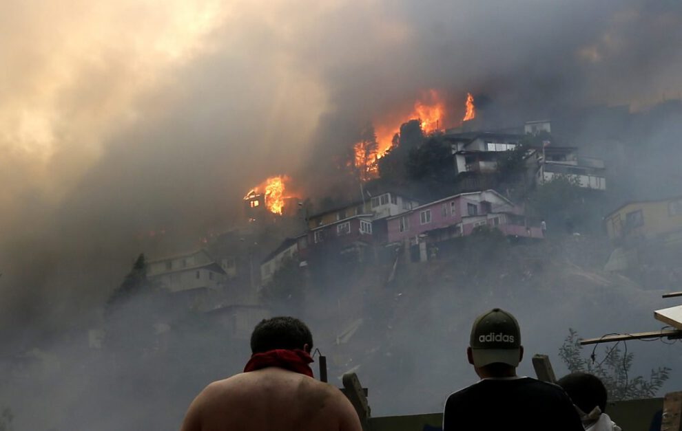 Incendio en Valparaíso