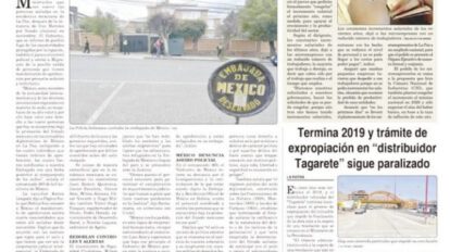 Portadas impresas del periódico La Patria