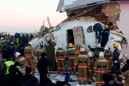 Accidente de avión en Kazajistán