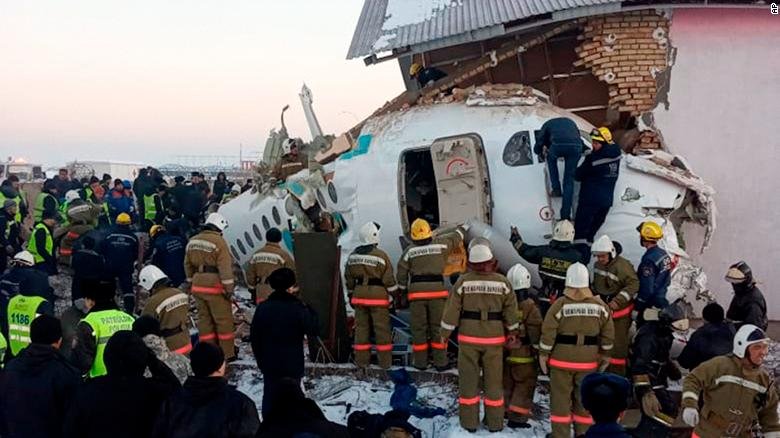 Accidente de avión en Kazajistán