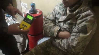 Militar ebrio aprehendido en Huanuni