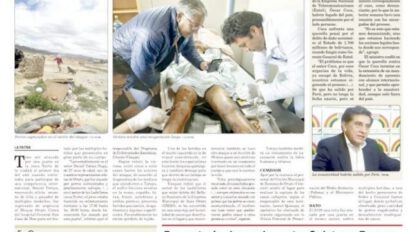 Portadas impresas del periódico La Patria