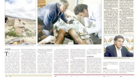 Portadas impresas del periódico La Patria