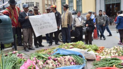 Productores de Soracachi en emergencia ante contrabando de alimentos