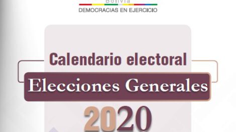 Calendario Electoral rumbo a las Elecciones Generales 2020