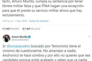 Evo Morales y Arturo Murillo se enfrentan en Twitter