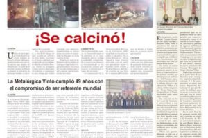 Portadas impresas del periódico La Patria