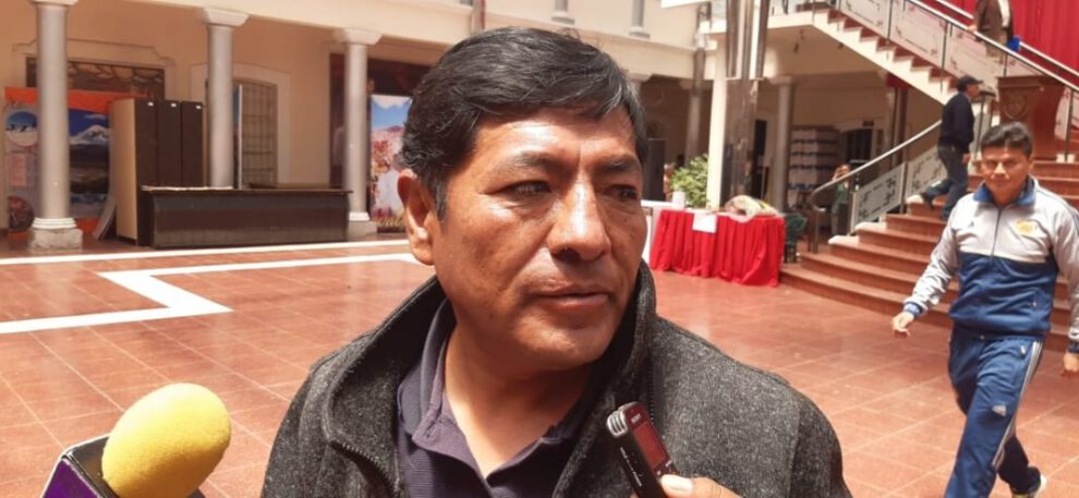 Reunión del pacto de unidad del MAS en Huanuni